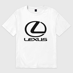 Футболка оверсайз женская LEXUS, цвет: белый