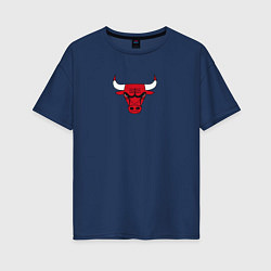 Женская футболка оверсайз CHICAGO BULLS