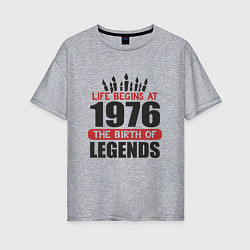 Женская футболка оверсайз 1976 - рождение легенды