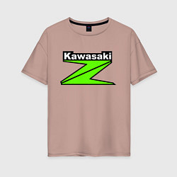 Женская футболка оверсайз KAWASAKI Z