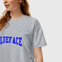 Футболка оверсайз женская BLUEFACE, цвет: меланж — фото 2