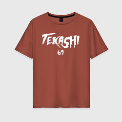 Женская футболка оверсайз TEKASHI 69