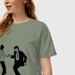 Футболка оверсайз женская Грязные танцы Z, цвет: авокадо — фото 2