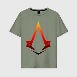 Женская футболка оверсайз Assassins Creed