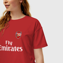 Футболка оверсайз женская ARSENAL, цвет: красный — фото 2