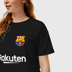 Футболка оверсайз женская BARCELONA, цвет: черный — фото 2