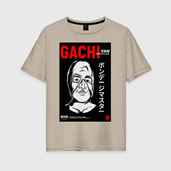 Женская футболка оверсайз Gachimuchi Van Darkholm