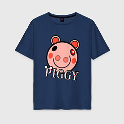 Женская футболка оверсайз ROBLOX PIGGY