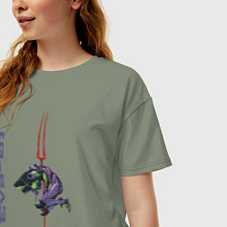 Футболка оверсайз женская Eva01, цвет: авокадо — фото 2