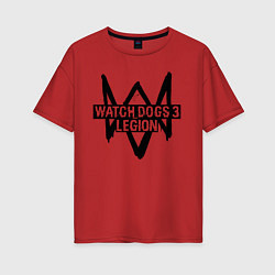 Женская футболка оверсайз Watch Dogs: Legion