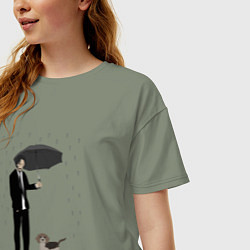 Футболка оверсайз женская John Wick, цвет: авокадо — фото 2