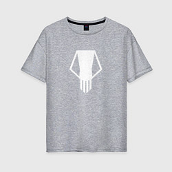 Футболка оверсайз женская Bakugo t-shirt, цвет: меланж