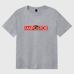 Женская футболка оверсайз Impostormania Among us