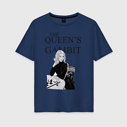 Женская футболка оверсайз The queens gambit