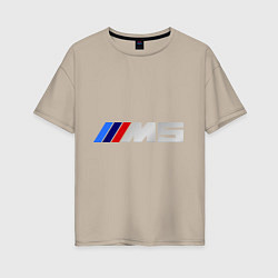 Женская футболка оверсайз BMW M5