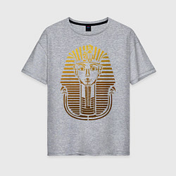 Женская футболка оверсайз Тутанхамон