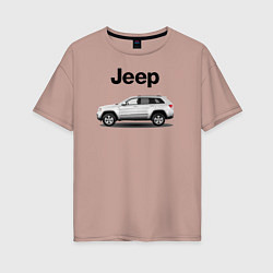 Женская футболка оверсайз Jeep