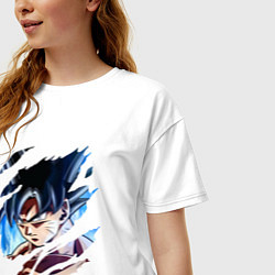 Футболка оверсайз женская Dragon Ball, цвет: белый — фото 2
