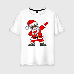 Футболка оверсайз женская Dabing Santa, цвет: белый