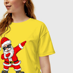 Футболка оверсайз женская Dabing Santa, цвет: желтый — фото 2