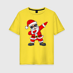 Женская футболка оверсайз Dabing Santa