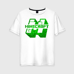 Женская футболка оверсайз Minecraft