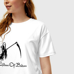Футболка оверсайз женская Children of Bodom Z, цвет: белый — фото 2