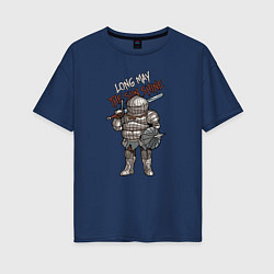 Женская футболка оверсайз Dark Souls - Siegward