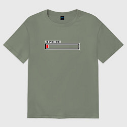 Женская футболка оверсайз Терпение