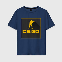 Женская футболка оверсайз CS GO Z