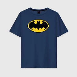 Женская футболка оверсайз Batman 8 bit
