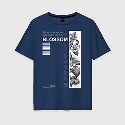 Женская футболка оверсайз BLOSSOM