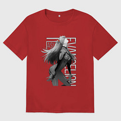 Женская футболка оверсайз Евангелион