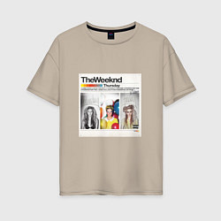 Женская футболка оверсайз Thursday The Weeknd