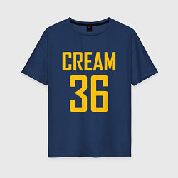 Женская футболка оверсайз CREAM 36