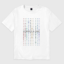 Женская футболка оверсайз Команды Формулы 1