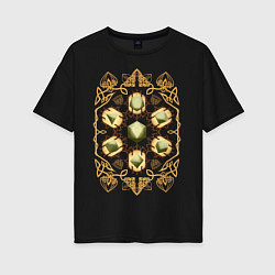 Женская футболка оверсайз DnD Dices: Celtic Motifs