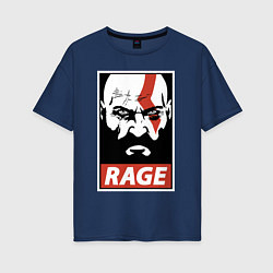 Женская футболка оверсайз RAGE GOW