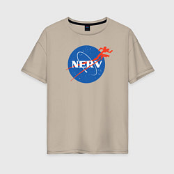 Женская футболка оверсайз Nerv