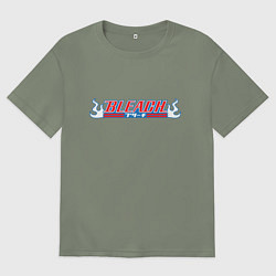 Футболка оверсайз женская BLEACH OPENING БЛИЧ ОПЕНИНГ, цвет: авокадо