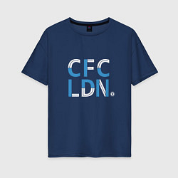 Женская футболка оверсайз FC Chelsea CFC London 202122