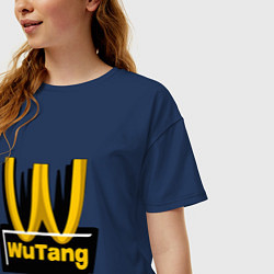 Футболка оверсайз женская W - Wu-Tang, цвет: тёмно-синий — фото 2