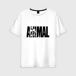 Женская футболка оверсайз ANIMAL ЭНИМАЛ