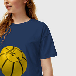 Футболка оверсайз женская Wu-Tang Basketball, цвет: тёмно-синий — фото 2