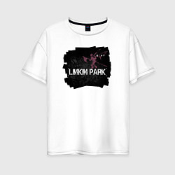 Футболка оверсайз женская Linkin Park LP 202122, цвет: белый
