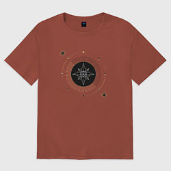 Женская футболка оверсайз Карта таро звезда