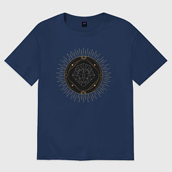 Женская футболка оверсайз Карта таро лев