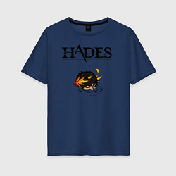 Футболка оверсайз женская Hades, цвет: тёмно-синий