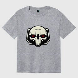 Женская футболка оверсайз Mech BattleTech