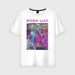 Женская футболка оверсайз SODA LUV